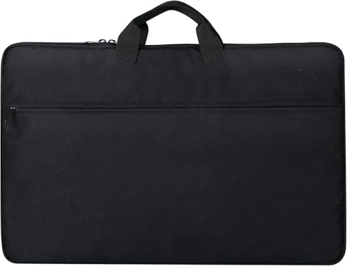 UPERFECT Laptop Sleeve 24 Inch for Laptop/Portable Monitor/Notebook/Tablet | Large Capacity Side Pockets & Durable Handle-Waterproof/Shockproof-Padded Compartments-Zippered Accessory Storage