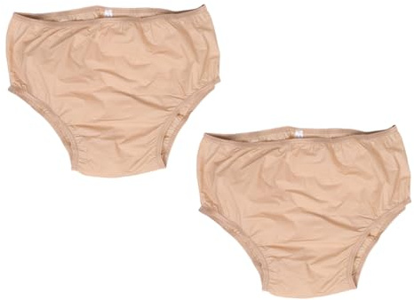 NOLITOY 2 Piezas Unidades Cubre para Adultos Impermeables y Lavables Diseño Antideslizante y Anti-fugas con Elástico Transpirables y Suaves para Personas Mayores para Cuidado Casa y