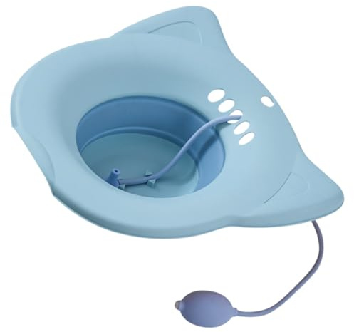HEMOTON Bacinella Bidet da Toilette per Disabili e Post Parto Design Confortevole Becco Liscio Lavaggio Personale Igienico Adatta per Wc Standard Casa Igiene Quotidiana