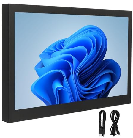 Cocoarm 10 Pouces IPS Moniteur Portable, 1024x600 Affichage HD Multimédia avec Haut-parleurs Intégrés, pour PC Ordinateur Portable Dispositifs de Jeux Équipement de Sécurité DVR