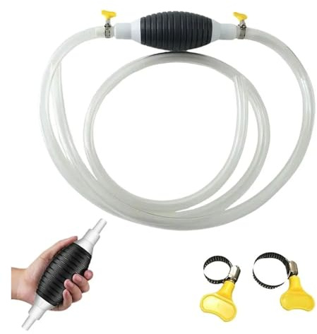 Benzinpumpe Kraftstoffpumpe Auto-Kraftstoffpumpe Hand-Strohpumpe Für Flüssigbenzin Tuning-Kraftstoff Benzin-Dieselpumpe 3/2/1M PVC Handliche Manuelle Gas-/Ölpumpe(200cm)