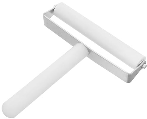 Cabilock Rullo per Pellicola Protettiva Cellulare da 10 Cm, Strumento a Rullo Adesivo per Applicazione senza Bolle, Utensile per Laminazione e Trasferimento, Compatibile Schermi Led, Uso