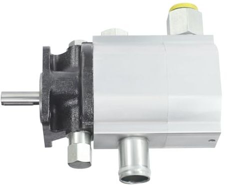 13GPM/3000PSI Pompa idraulica per spaccalegna con efficienza volumetrica al 93%, pompa a ingranaggi in alluminio da 3600 giri/min, con nastro sigillante e chiave di montaggio, pompa idraulica per