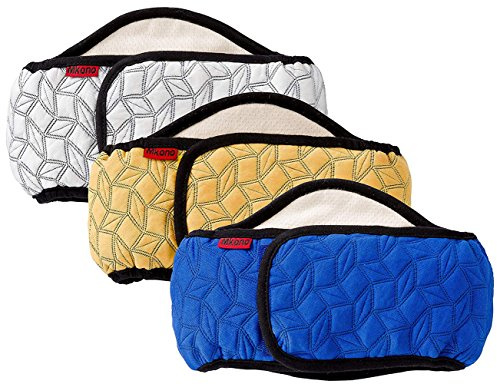 Mkono Male Dog Belly Band Wraps Washable Dog Diapers Male for Small and Medium Dogs, Waist 14.2 Inches to 20 Inches(3 Pack,Blue,White,Yellow)