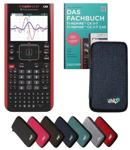 CALCUSO Standardpaket Blau mit Grafikrechner TI Nspire CX II-T CAS