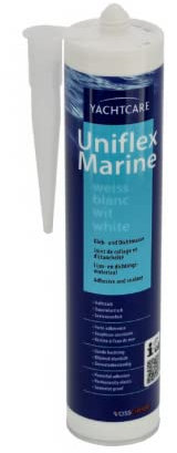 Yachtcare Kleb- / Dichtmasse UNIFLEX MARINE 310 ml weiß & schwarz Farbe Weiß (Weiß)