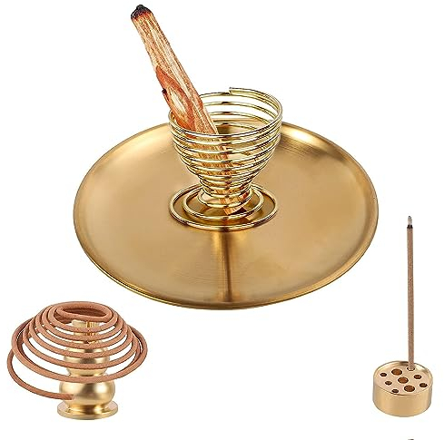 3 Pezzi Porta Incenso Bruciatore Incenso Porta Incenso Per Bastoncini Adatto Agli Studi di Meditazione Yoga