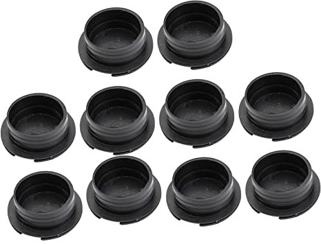 Uonlytech 10pcs 35mm Black Desktop Cable Hole Cover Computer Desk Cable Wire Grommet Management for Home Office Wiring Organization