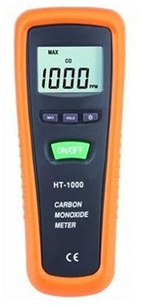 Moniteur de qualité de l'air Professionnel Détecteur de monoxyde de Carbone Digital Mètre Portable avec Haute précision CO Testeur de gaz Moniteur Gauge Alarme sonore 100 0ppm