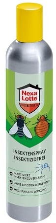Nexa Lotte Insektenspray insektizidfrei, 300 ml - gegen lästige Insekten wie Fliegen, Wespen, Mücken, Ameisen, Flöhe und Bettwanzen