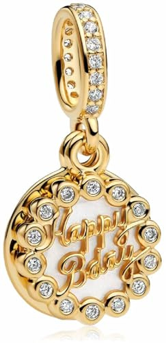 MSPOVOF Mom Charms Herz Anhänger S925 Sterling Silber Bead für Armband Halsketten Schmuck Geschenk für Damen Frauen