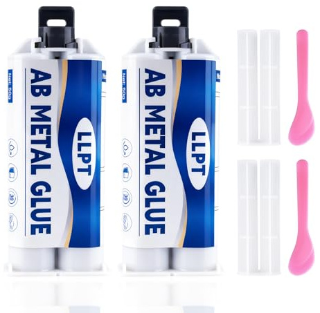 LLPT metalllim 2 pack 50 g höghållfast AB-lim