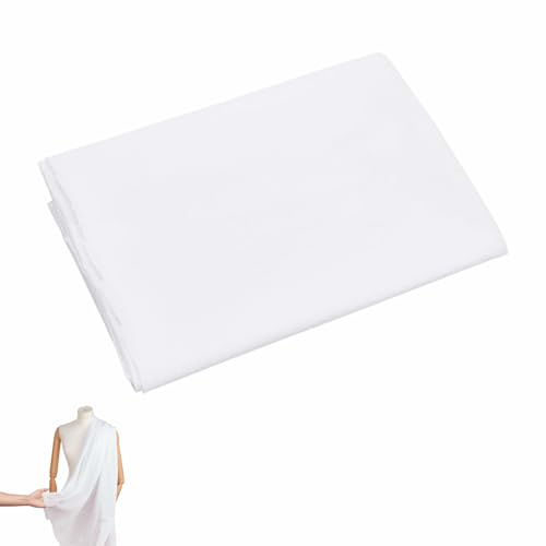 YINGLUOEU Ironing Fleece Fabric Easy Iron-On Insert Non-Woven Fabric for Ironing Pleats Sewing Crafts DIY Crafts Supplies (100 cm x 200 cm)