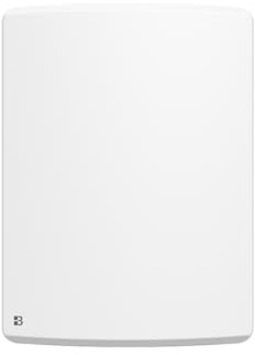 BESTHERM ARIA Vertikal – Elektrischer Keramik-Heizkörper mit Trockenspeicher, Wandmontage, 1000 W, Weiß