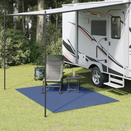 Frdhee Bâche de terrasse - Tapis de tente - Bleu - 2,5 x 2 m - Pour meubles de jardin, bois, voiture, camping, piscine