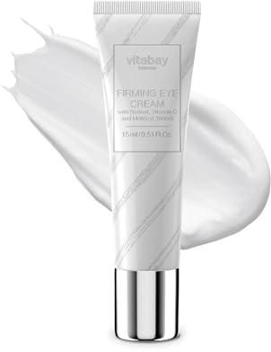 Vitabay Firming Eye Cream 15 ml - Augencreme gegen Falten | Augencreme trockene Haut - Augenserum gegen Falten als straffende Augencreme - Firming Eye Creme Anti Aging - Falten Creme