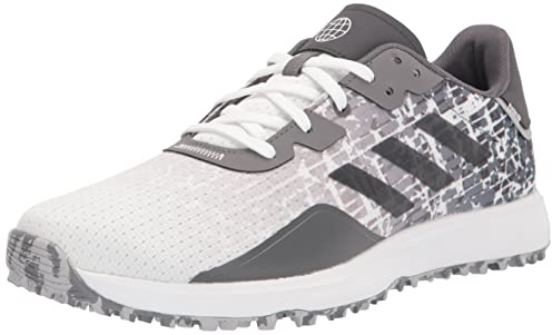 adidas Men's S2G Spikeless Golf Shoes, Footwear White/Grey Four/Grey Six, 7