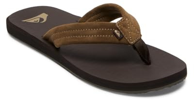 Quiksilver Homme Carver Suede Sandale, Brun, 43 EU