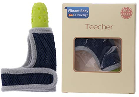 Max-Tonsen Copri dita in silicone non tossico per bambini, protezione per dita in silicone, per neonati, colore giallo