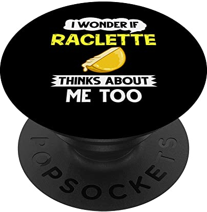 Raclette Cheese Grill Machine Dinner Fondue Recipes PopSockets Swappable PopGrip
