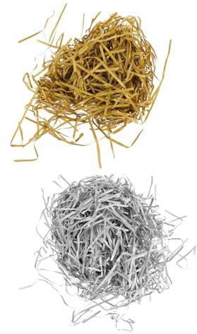 LALAFINA 2packungen Geschenkbox-füller Aus Papier Farbige Crinkle-cut-papierschnitzel Konfetti-füller-dekor Für Hochzeitszubehör Und Veranstaltungen Langlebig Und Praktisch Für Geschenke Un