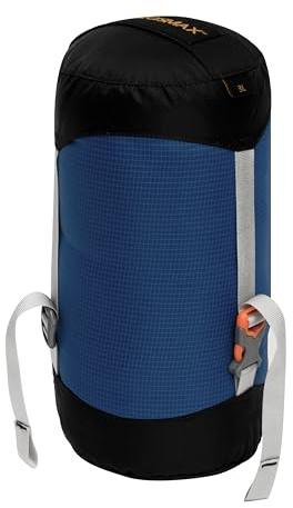 AEGISMAX New 1.5L-45L Ultralight Compression Sack for Sleeping Bag Accessories Waterproof Nylon Stuff Sack Outdoor Ultralight Storage Bag (5L Blue)