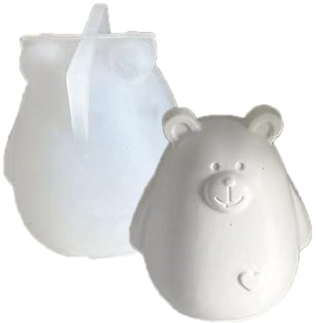 LUCKGONI Silikon-Bär-Kristallform, realistische Bären-Figuren, Bastelform, Tiermotiv, Epoxidharz-Formen für handgefertigte Bastelarbeiten