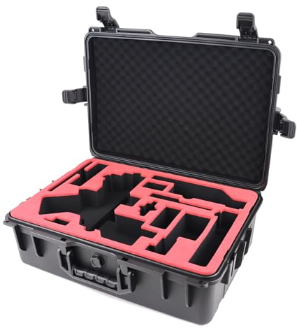 Liyirui Ronin RS 4 Carrying Case RS4 Hard Box for DJI RS4/RS 4 Pro Gimbal Stabilizer Protection Accessories,Shockproof, Waterproof,Black[Case Only] | RS4 Hard Box,RS4 Pro Gimbal Stabilizer Protection Accessories,Shockproof,Waterproof