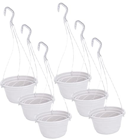 FONDOTIN 6ensembles Pots De Suspendus avec Jardinières Décoratives pour Intérieur Et Extérieur pour Et