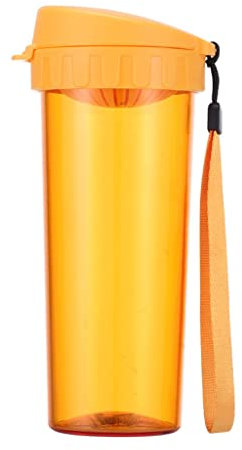 Bottiglia Acqua BOTTIGLIA ACQUA DI CAFFÈ 500ML Portatile Portatile Plasty Plasty Cover Resistente Resistente Con La Tazza Di Acqua Drinking Diretta Con Tazza Del Setto Del Tè Borraccia Palestra(D-Oran