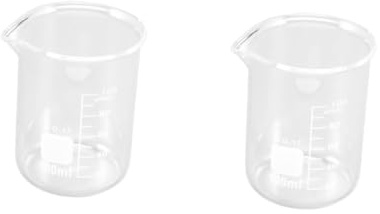 ULTECHNOVO 2 Piezas Vaso Medidor de Vidrio para Cocina y Recipiente Preciso para Líquidos Material Resistente y Fácil Limpieza