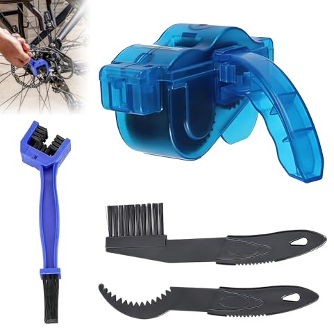 Pulitore per catena della bicicletta, adatto per tutti i dispositivi di pulizia della catena della bicicletta, set di pulizia per catene di biciclette, pulizia rapida