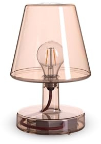 Fatboy® Transloetje Lampe | Braun | Tischlampe/Leselampe/Nachttischlampe | Kabellos | Wiederaufladbar mit Mini-USB
