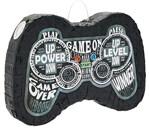 Pinata Manette de Jeu Vidéo Gamer Party Supplies, Petit, 42 x 28 x 7,5 cm