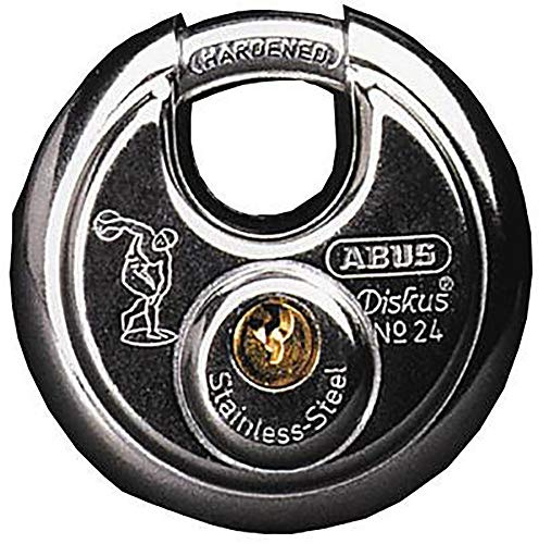 ABUS Cadenas Diskus 24/70 Lock-Tag en acier inoxydable