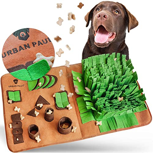 URBAN PAUL Schnüffelteppich Hund - XXL Schnüffelmatte für große Hunde | Extra großes Intelligenzspielzeug - extrem widerstandsfähig und waschbar - Vielseitiges Schnüffelspielzeug