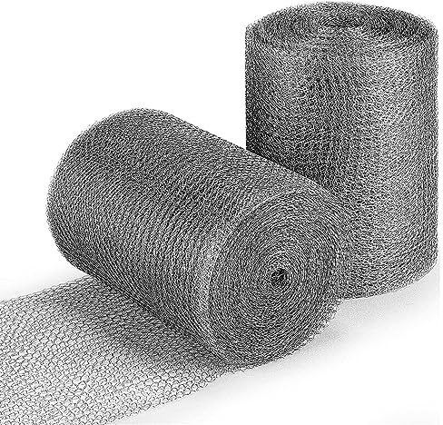 Maschendraht Drahtgitter Edelstahl,Drahtgitter Feinmaschig Wire Mesh Edelstahl Drahtgitter feinmaschig, 127 mm * 8 m Insektenschutzgitter, streckmetall gitter,geeignet für Nagetierschutz, Lochfüllung