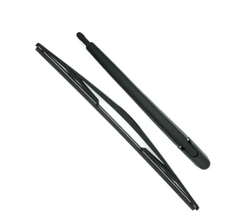 KAYJAE Heckscheibenwischerblatt und -arm für Opel Corsa C Schrägheck 2000–2005, Größe 410 mm, hintere Windschutzscheibe, hinterer Wischerarm