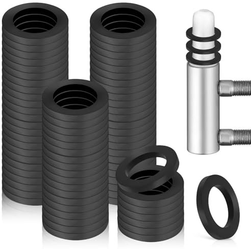 Rondelle Plastica 10 mm x 15 mm Rondelle Teflon Rondelle Nylon 100 Pezzi Nero