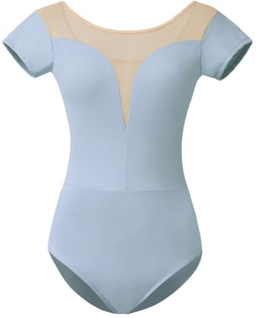 ROYAL SMEELA Body donna danza classica body ballerina danza classica adulto body danza manica corta donna body ballo donna body da balletto body di danza classica per le donne body di ginnastica