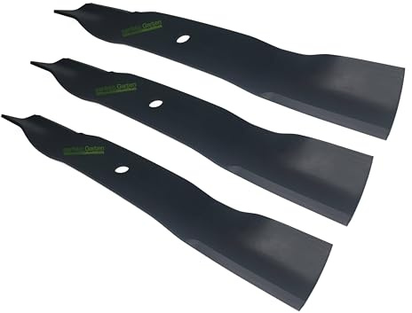 perfektGarten 3 lame per tosaerba da 55 cm compatibili con John Deere X 700 720 724 728 729 740 744 M143504