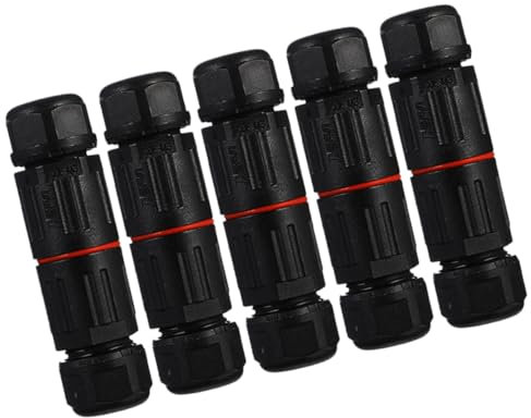 Ip68 Waterproof Wire Connectors 300v 16a 5pcs Outdoor Cable