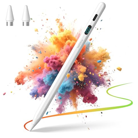Bettdow Pom Lápiz para Android con Tipo C, Compatible con Xiaomi Pad, Lenovo, Huawei y Dispositivos de Tablet, Blanco