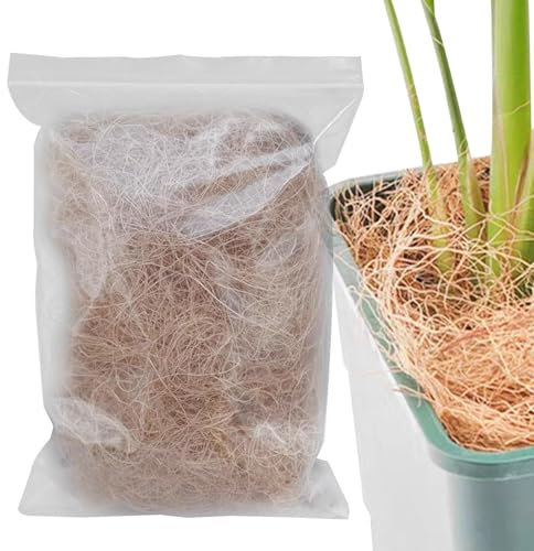 di fibra di cocco organici,150 g di di cocco e, terriccio biologico per piante da interno | Fibra di cocco per erbe e fiori, terreno di cocco rinnovabile ad alta espansione per l