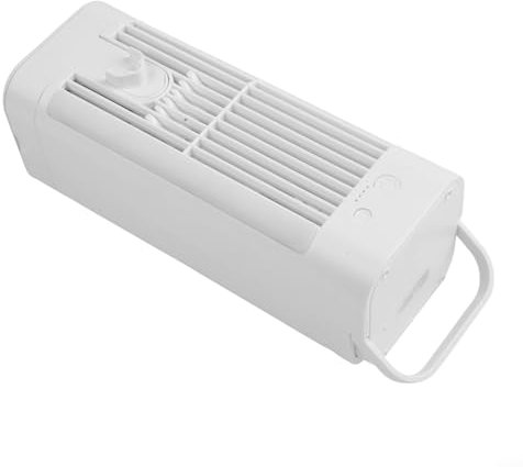 Mini aire acondicionado portátil de 3 velocidades para uso doméstico y de oficina con funcionamiento silencioso (sin duración de la batería)