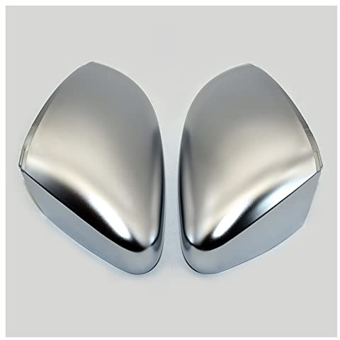 Copertura Specchio Copertura Specchio dell'automobile per VW per Polo 6R 6C 2009-2017 Argento Cromato Opaco Tappo Protezione Copertura Specchio Retrovisore Calotta Copertura Specchio