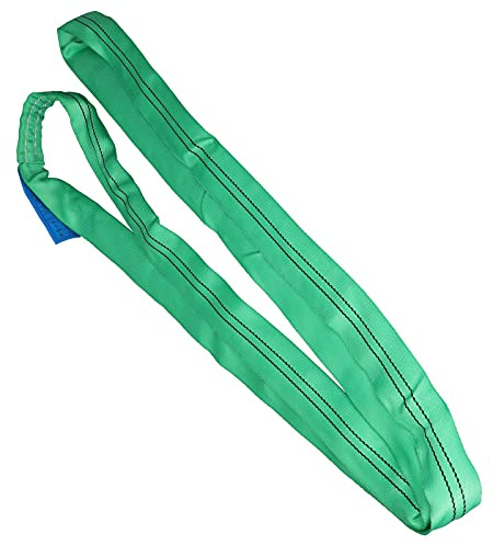 Acouto Round Sling Soft Lifting Hoist Webbing 2T Endless Strap Accessory for Transportation2 Meters on Hoisting Lifting Without Surfaces Sling Soft Conditions Damaging Be for Round (#1)