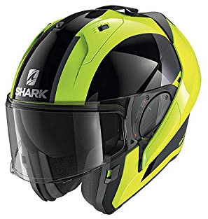 Motorradhelm Shark EVO ES Endless YKS, Schwarz/Gelb, XS