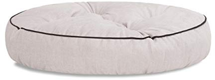 Golvkuddar i japansk stil, meditationskudde, yogakuddar rund sittdyna 57 x 57 beige