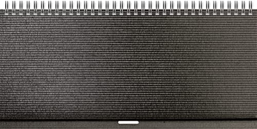 BRUNNEN Wochenkalender Modell 870 2023 Blattgröße 28,5 x 12 cm schwarz